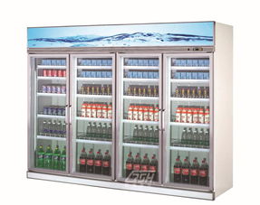 便利店立式三门风冷冷藏冷冻饮料展示柜 冰箱 冰柜 冷柜